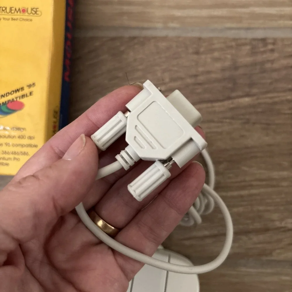 Vintage Truemouse Computer 3-Key Serial 1990's COMPUSA Era